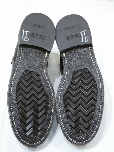 画像10: 80s UNKNOWN US NAVY LAST SIDE GORE BOOTS NOS  (10)