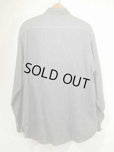 画像2: 50s JC Penney BIG MAC SALT&PEPER BLACK CHAMBRAY SHIRT (2)