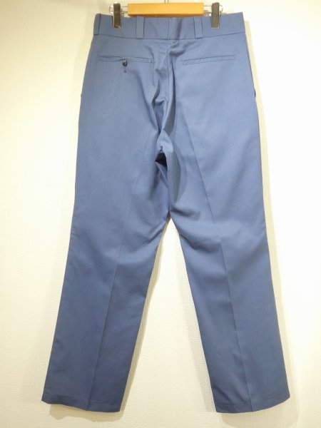 画像2: 60s 70s UNKNOWN WORK TROUSERS CHINO PANTS 32×31 DEAD STOCK (2)