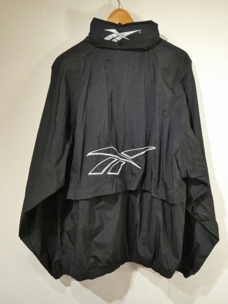 画像2: 90s Reebok BIG LOGO NYLON JACKET WINDBREAKER  (2)