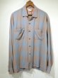画像1: 60s Frederick & Nelson GRADATION PLAID RAYON LOOP COLLAR SHIRT (1)