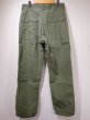 画像2: 60s US ARMY LOUIS ARONOFF Co PX CIVILIAN COTTON POPLIN UTILITY BAKER PANTS (2)