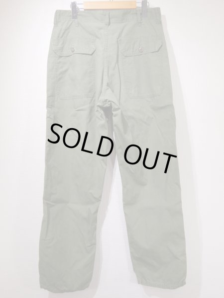 画像2: 60s US ARMY LOUIS ARONOFF Co PX CIVILIAN COTTON POPLIN UTILITY BAKER PANTS (2)