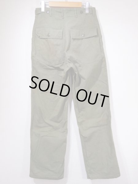 画像2: 50s US ARMY OD-7 M-47 HBT UTILITY TROUSERS BAKER PANTS (2)