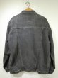 画像2: 80s 90s GAP YARN DYED BLACK DENIM JACKET GJ MADE IN USA (2)