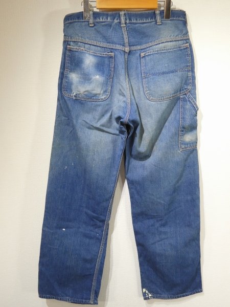 画像2: 50s 60s BLUE BELL DENIM PAINTER WORK PANTS (2)