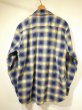 画像2: 〜 70s Galaxie OMBRE SHADOW PLAID  PRINT FLANNEL SHIRT (2)