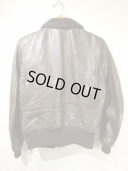 画像2: 70s US NAVY USN （USMC) G-1 FLIGHT JACKET with The MARINE Shop TAG (2)