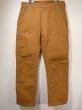 画像1: DEAD STOCK? 10s Carhartt DOUBLE KNEE DUCK PAINTER WORK PANTS BROWN (1)