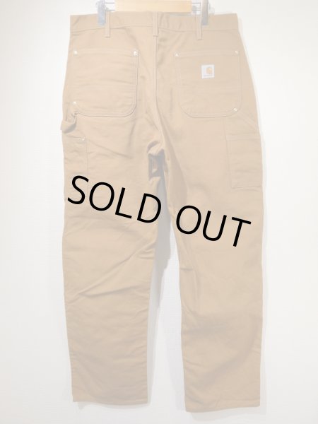 画像2: DEAD STOCK? 10s Carhartt DOUBLE KNEE DUCK PAINTER WORK PANTS BROWN (2)