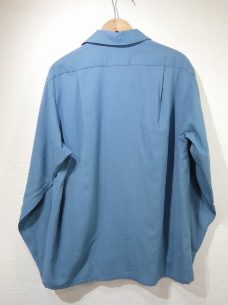 画像2: 60s Pendleton CERULEAN BLUE BOARD SHIRT (2)
