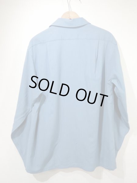 画像2: 60s Pendleton CERULEAN BLUE BOARD SHIRT (2)