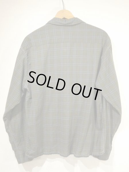 画像2: 60s DAN RIVER COTTON PLAID LOOP COLLAR SHIRT (2)