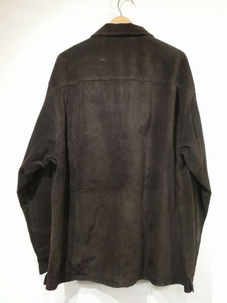 画像2: 90s 00s OLD GAP SUEDE LEATHER SHIRT JACKET (2)