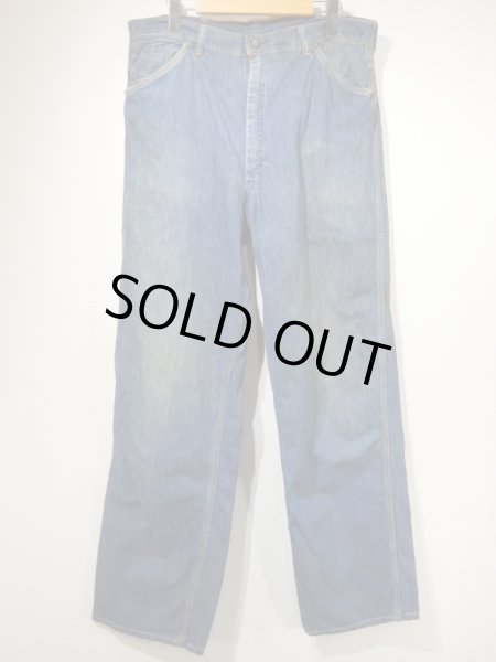 画像1: 50s 60s JC Penney BIG MAC DENIM PAINTER WORK PANTS  (1)