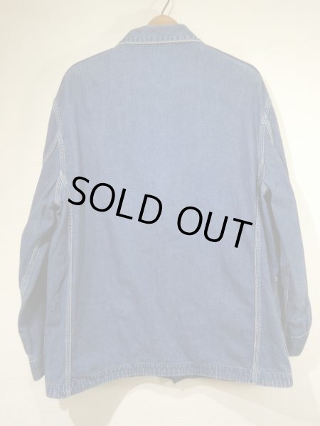 画像2: 50s 60s BLUE BELL DENIM CHORE JACKET COVERALL (2) (2)