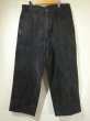 画像1: 90s 00s Interstate IS WIDE LOOSE BAGGY BLACK DENIM PANTS (1)