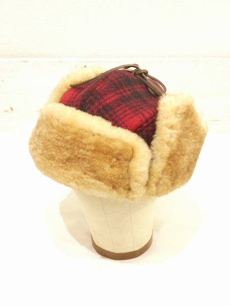 画像1: 90s Woolrich MOUTON BOA CAP (1)