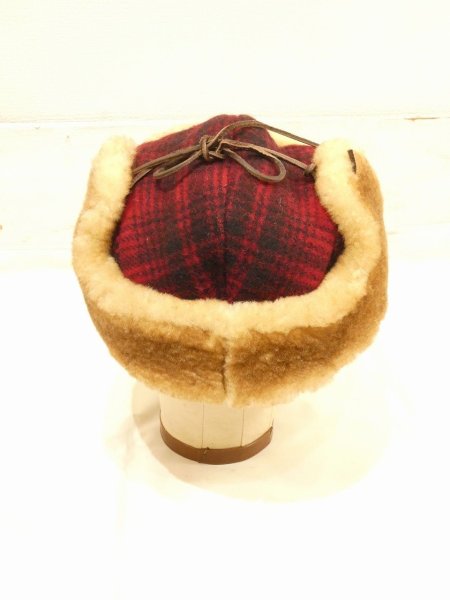 画像4: 90s Woolrich MOUTON BOA CAP (4)