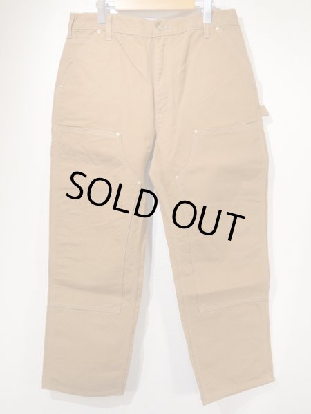 画像1: 10s Carhartt DOUBLE KNEE BROWN DUCK PAINTER WORK PANTS  (1)