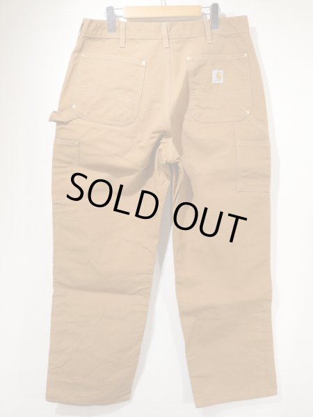 画像2: 10s Carhartt DOUBLE KNEE BROWN DUCK PAINTER WORK PANTS  (2)