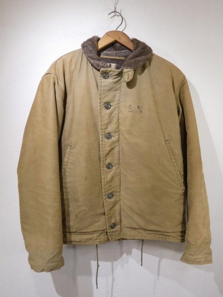 画像1: 40s US NAVY USN N-1 DECK JACKET (1)