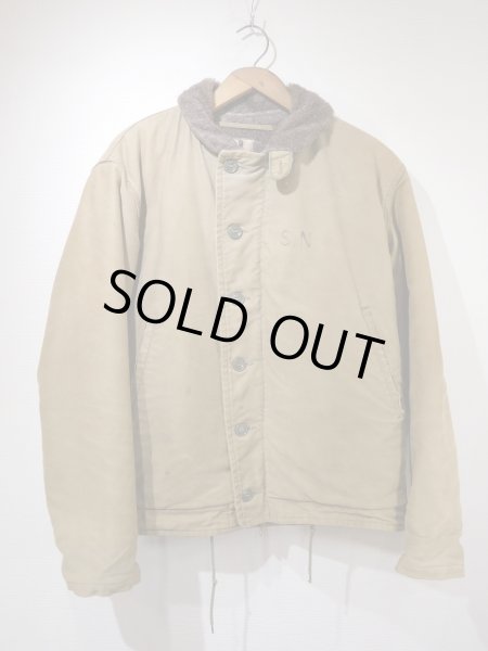 画像1: 40s US NAVY USN N-1 DECK JACKET (1)