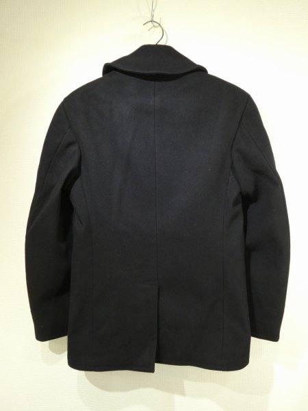 画像2: 40s US COAST GUARD USCG 10 BUTTON P-COAT with STENCIL (2)