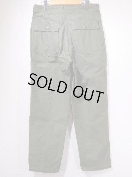 画像2: 70s '74 US ARMY OG-107 UTILITY BAKER PANTS DEAD STOCK ? (2)