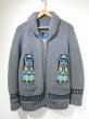 画像2: 60s TOTEM POLE COWICHAN SWEATER RARE PATTERN (2)