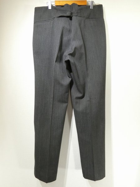 画像3: EARLY 20TH CENTURY 09s 1909s JOHN J HANTZ STRIPE WOOL SLACKS TROUSERS (3)