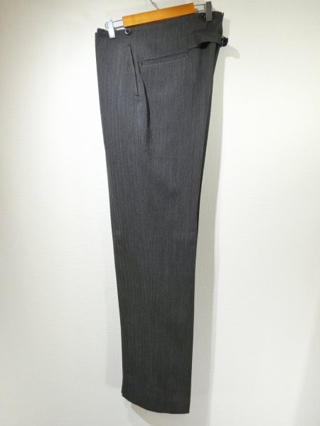 画像1: EARLY 20TH CENTURY 09s 1909s JOHN J HANTZ STRIPE WOOL SLACKS TROUSERS (1)