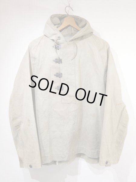 画像1: 40s WW2 US ARMY WET WEATHER PARKA with STENCIL (1)