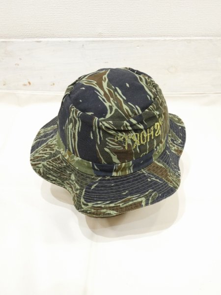 画像1: 60s 70s BROWN LEAF × TDS SILVER TIGER CAMO REVERSIBLE BOONIE HAT with EMBROIDERED (1)
