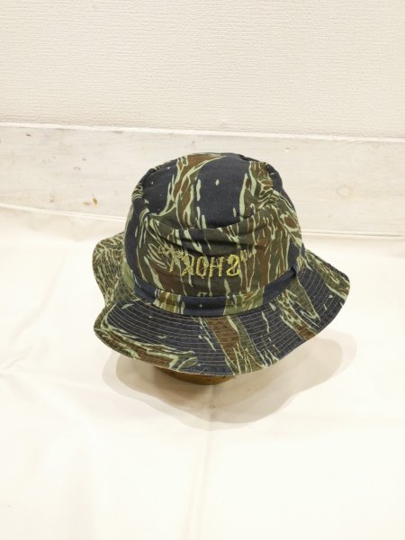 画像3: 60s 70s BROWN LEAF × TDS SILVER TIGER CAMO REVERSIBLE BOONIE HAT with EMBROIDERED (3)