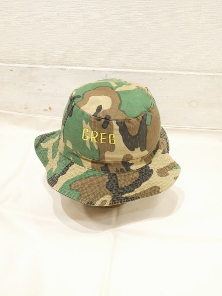 画像9: 60s 70s BROWN LEAF × TDS SILVER TIGER CAMO REVERSIBLE BOONIE HAT with EMBROIDERED (9)