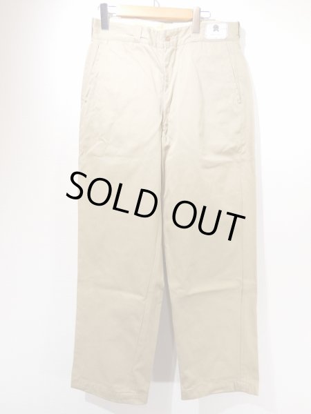 画像1: 50s Lee CHETOPA TWILL WORK TROUSERS PANTS DEAD STOCK（ONE WASH) (1)