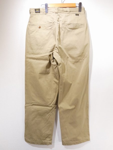 画像2: 50s Lee CHETOPA TWILL WORK TROUSERS PANTS DEAD STOCK（ONE WASH) (2)
