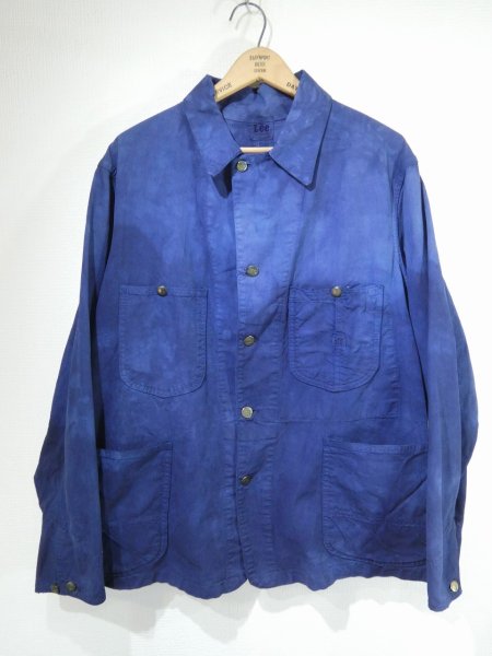 画像1: 50s Lee 44J 1954 PRINCETON BEER JACKET COVERALL OVER DYED (1)