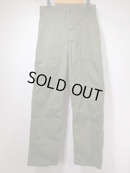 画像1: 50s US ARMY OD-7 M-47 HBT UTILITY TROUSERS BAKER PANTS ONE WASH (1)