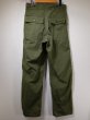 画像2: 50s US ARMY OD-7 M-47 HBT UTILITY TROUSERS BAKER PANTS ONE WASH (2)