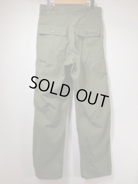 画像2: 50s US ARMY OD-7 M-47 HBT UTILITY TROUSERS BAKER PANTS ONE WASH (2)