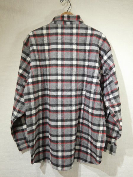 画像2: 60s Sears COTTON FLANNEL WORK SHIRT DEAD STOCK (2)