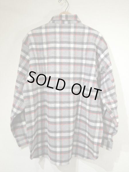画像2: 60s Sears COTTON FLANNEL WORK SHIRT DEAD STOCK (2)
