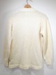 画像2: 60s Lanza WHITE LOW GAUGE WOOL CARDIGAN (2)