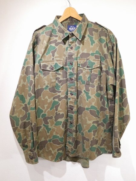 画像1: 80s Woolrich DUCK HUTER CAMO SAFARI SHIRT (1)