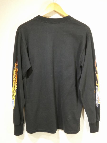 画像2: 00s  HARLEY DAVIDSON FLONT SLEEVE PRINT LONG SLEEVE L/S T-SHIRT (2)