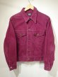 画像1: 70s Lee MOLESKIN TRUCKER JACKET (1)