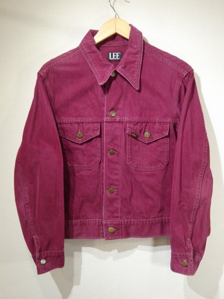 画像1: 70s Lee MOLESKIN TRUCKER JACKET (1)
