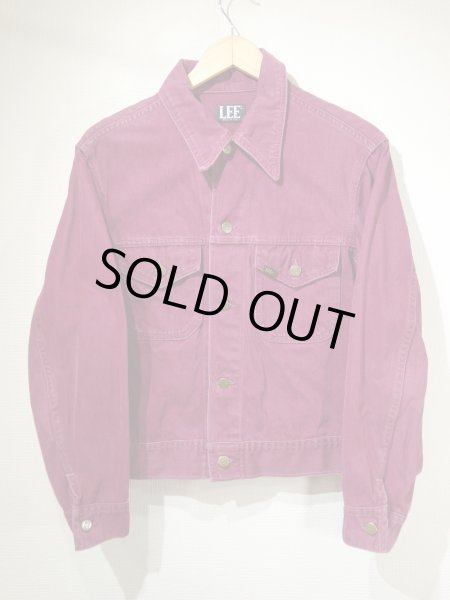 画像1: 70s Lee MOLESKIN TRUCKER JACKET (1)